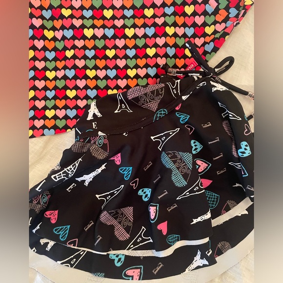 Y2K bikini cover skirts, mini skirts with bows+beads - Picture 5 of 5